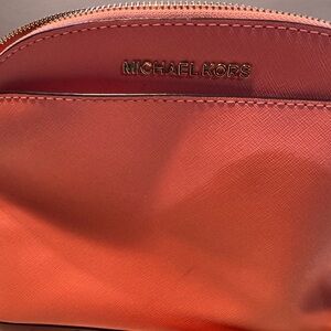 Michael Kors Coral Crossbody Bag with Gold Chain